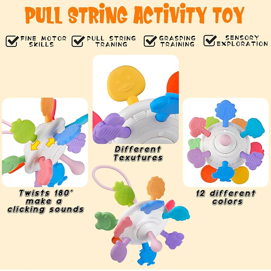 babythree 6体セット Amazon.com: 6 in 1 Baby Toys 6 to 12 Months, Montessori Toy